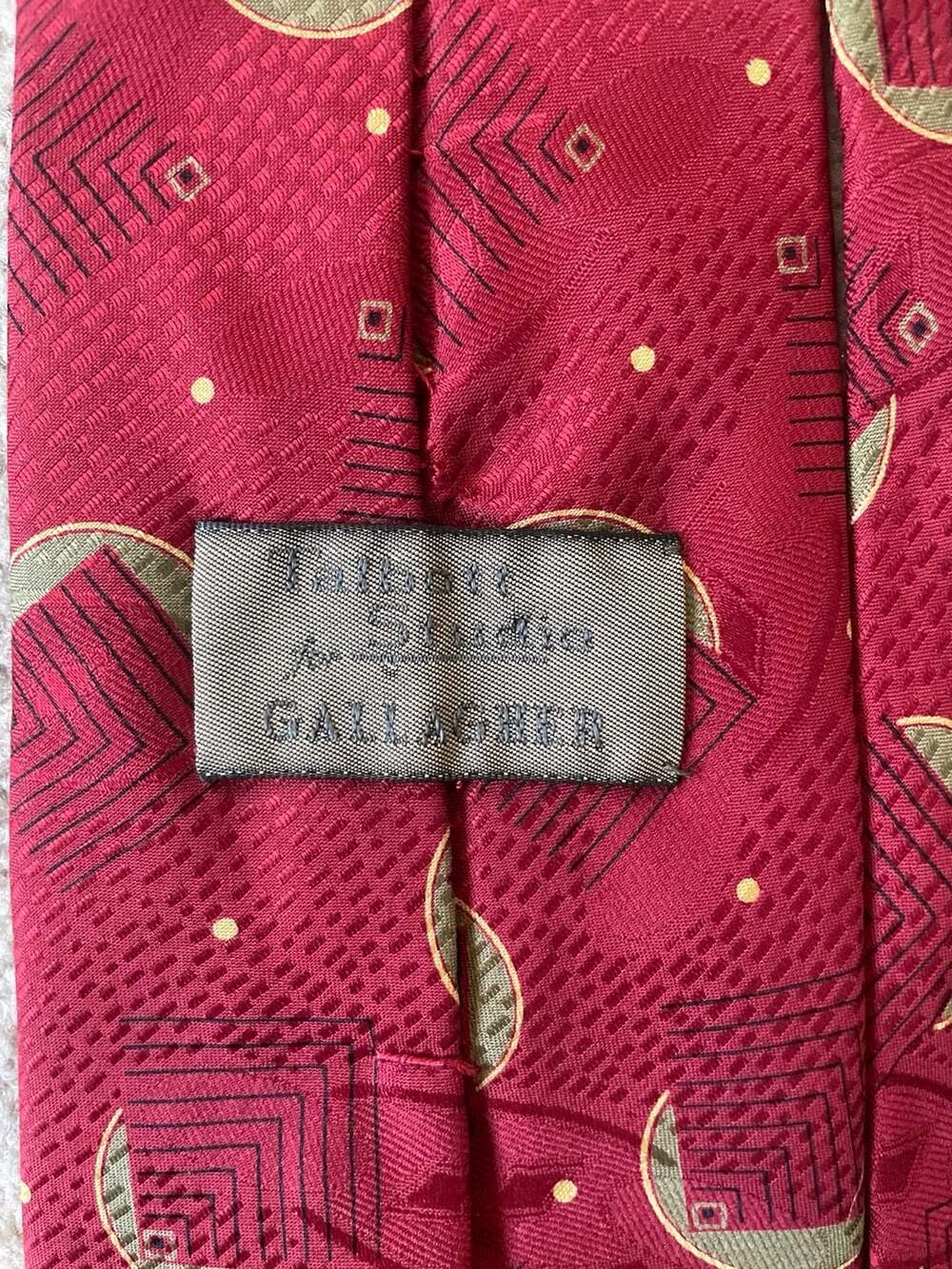 Robert Talbott Studio Gallagher Red Silk Necktie … - image 3